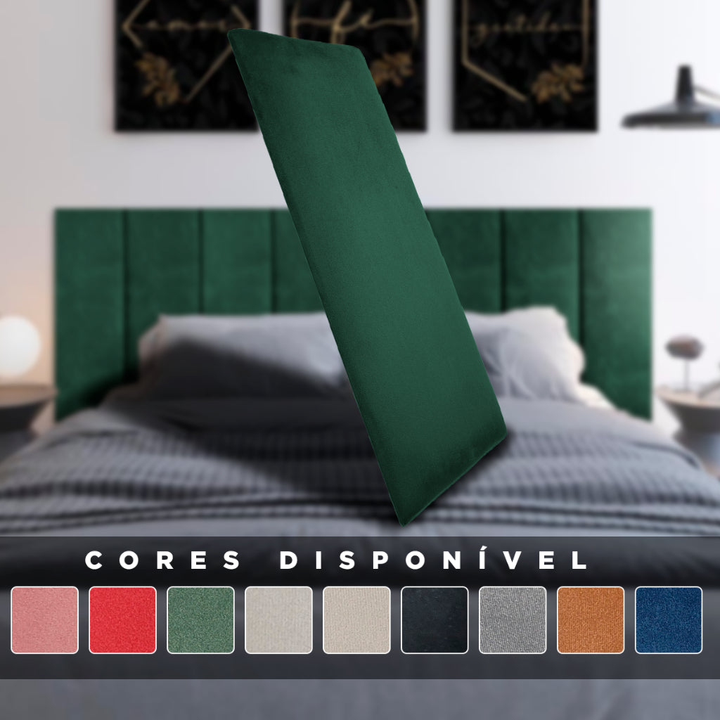 Cabeceira De Cama Modular Estofada Premium - Kit completo