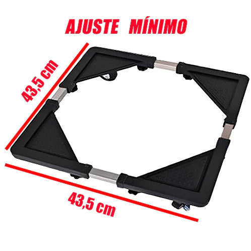 Suporte Multiuso Ajustável com Rodinhas