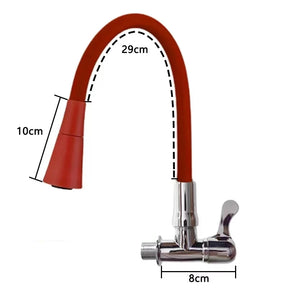 Torneira Gourmet para Cozinha com Duplo Jato Flexível