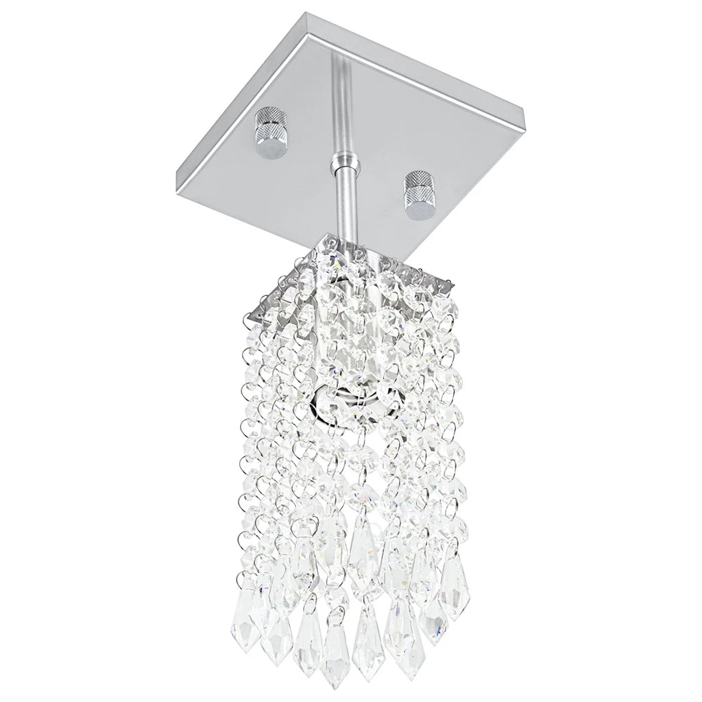 Lustre de Cristal Acrilico Clearcrillic Quadrado