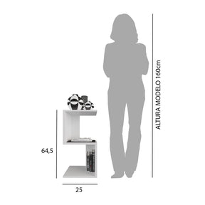 Mesa de Cabeceira em S Zurique Branco